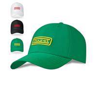 MAZEL Men's Premium Baseball Cap,55% Linen 45% Cotton Breathable Summer Hat 6 Pannel,Adjustable Back Strap 58cm for Golfing,Fishing,Climbing Green