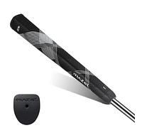 MAZEL Ultra Light Golf Putter Grip for Men, Non-Slip Pattern, Comfortable Feel and Excellent Push for Golfer (Black)