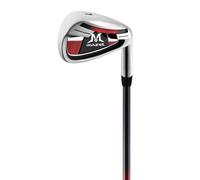 MAZEL WM-X3 Golf Single Iron Club 1,2,3, 4,5,6,7,8,9, P, S,Premium Stainless Steel Shaft, CNC Milled Face for More Spin (Red Graphite, Single 1 Iron)