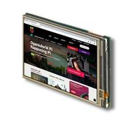 MazerPi 3.51 Inch Touchscreen for Raspberry Pi Zero 2W / 2WH / W/Zero - 320x480 DPI LCD Display, 4-Wire Resistive Touch, 60Hz Refresh, GPIO Direct Connect (No Pi Board Included)