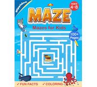 Mazes For Kids Ages 4-8: Maze Activity Book with Jokes, Tongue Twisters, Puzzles. Over 100 Fun Mazes to Solve like Shapes, Letters and Numbers Workbook