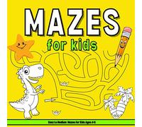 Mazes for Kids: Easy-to-Medium Mazes for Kids Ages 4-8 | Yellow
