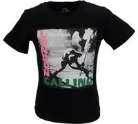 Mazeys Ladies Official The Clash T Shirts (UK, Alpha, S, Regular, Regular, London Calling Black)