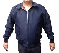 Mazeys Mens Classic Harrington Jackets (X Large, Navy)