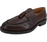 Mazeys Mens Classic Retro Tassel Loafers, Brown, Size 10