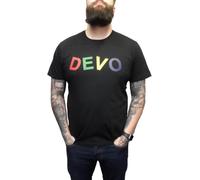 Mazeys Mens Official Devo T Shirts (Logo) Medium