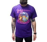 Mazeys Mens Official Jimi Hendrix T Shirts (Medium, Purple)