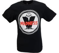 Mazeys Mens Official Madness T Shirts, XL, Red Text Logo