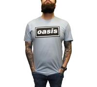 Mazeys Mens Official Oasis T Shirt… (Decca Blue) Medium