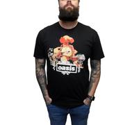 Mazeys Mens Official Oasis T Shirt… (UK, Alpha, L, Regular, Regular, Atomic Collage)