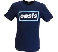 Mazeys Mens Official Oasis T Shirt… (UK, Alpha, L, Regular, Regular, Navy Blue Maine Road Event)