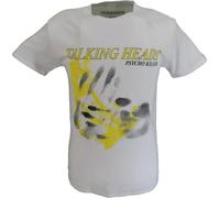 Mazeys Mens Official Talking Head T Shirts (UK, Alpha, S, Regular, Regular, Psycho Killer Hands White)