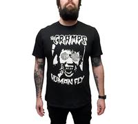 Mazeys Mens Official The Cramps T Shirts (Medium, Human Fly)