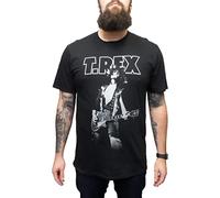 Mazeys Mens Officially Licensed T Rex T Shirts (Small, Glam)