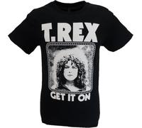 Mazeys Mens Officially Licensed T Rex T Shirts (UK, Alpha, M, Regular, Regular, Get It On)