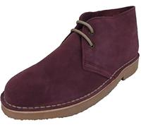 Mazeys Mens Retro Desert Boots (Burgundy, numeric_11)