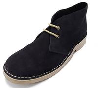 Mazeys Mens Retro Desert Boots (Navy Blue, numeric_7)
