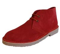 Mazeys Mens Retro Desert Boots (Red, numeric_10)