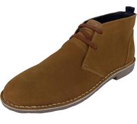Mazeys Mens Retro Desert Boots (Tan, 10, UK Footwear Size System, Adult, Men, Numeric, Medium, 10)