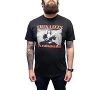 Mazeys Mens Thin Lizzy Officially Licensed T Shirts X Large Live