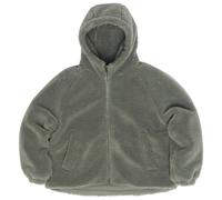 Mazine - Women's Faux-Fur Hooded Jacket - Casual jacket size S, grey/olive