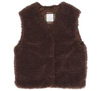 Mazine - Women's Faux-Fur Vest - Fleece vest size L, brown