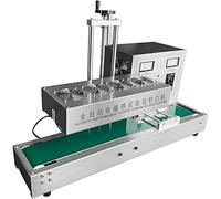 MazmornFly 2200W Continuous Induction Sealing Machine, Electromagnetic Induction Bottle Cap Sealer, Height Adjustable 20-300mm Aluminum Foil Sealing Machine for Sealing Plastic/Glass Bottles 15to60mm