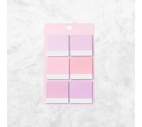 Mazo Moon Sticky Notes - 120 Sheets Square Self-Stick Memo Pads, Strong Adhesive Pastel Notes for Office, School & Journaling (Pink)