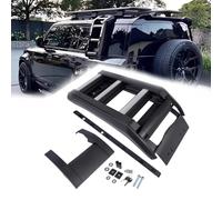 Mazonda Black Rack Side Window Roof Step Ladder Replacement for La-nd Rov-er Defender 90 110 L663 2020-2025 Side Roof Ladder, Side Access Ladder Roof Rack