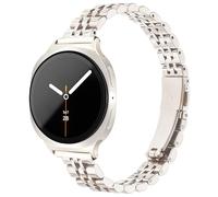 Mazuboho Slim Metal Band for Samsung Galaxy Watch 8 Band 7 6 5 4 FE 40mm 44mm, Galaxy Watch 8/6/4 Classic 42mm 46m 43mm 47mm, 5 Pro 47mm, Stainless Steel Thin Dressy Replacement Strap for Women Men