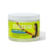 Mazuri Braiders Gel - Control Edges & Ends 355 ml,Medium Hold Edge & Braid Control Gel with Almond Oil & Maca Root,Residue Free Styling for Braids,Twists, Locs & Sleek Protective Hairstyles