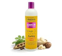 Mazuri Leave In Collection Curling Activator Cream 16 Oz - Moringa Oil & Shea Butter Curl Enhancer, Moisturising Anti-Frizz Formula for Defined, Soft, Shiny & Voluminous Natural Curls
