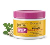 Mazuri Leave In Collection Ultimate Curling Smoothie 12 Oz-Defining Moisturising Cream with Moringa Oil & Shea Butter, Hydrates, Elongates Curls, Controls Frizz, Enhances Natural Pattern