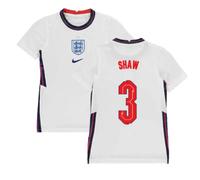 (MB) 2020-2021 England Home Nike Football Shirt (Kids) (Shaw 3)
