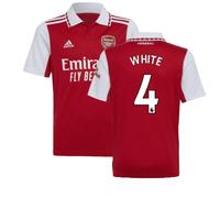 (MB) 2022-2023 Arsenal Home Shirt (Kids) (WHITE 4)