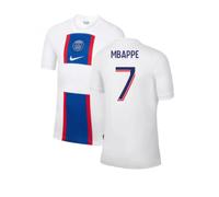 PSG 2022 - 2023 Third Shirt - Mbappe 7 in White | Size: Medium PSG White M
