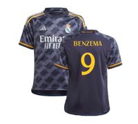 (MB) 2023-2024 Real Madrid Away Shirt (Kids) (Benzema 9)