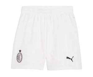 (MB) 2024-2025 AC Milan Away Shorts (White) - Kids