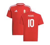 (MB) 2024-2025 Hungary Home FAN Shirt (Kids) (PUSKAS 10)