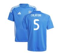 (MB) 2024-2025 Italy Home Fan Jersey (Kids) (CALAFIORI 5)