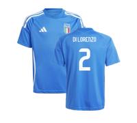 (MB) 2024-2025 Italy Home Fan Jersey (Kids) (DI LORENZO 2)
