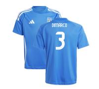 (MB) 2024-2025 Italy Home Fan Jersey (Kids) (DIMARCO 3)