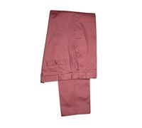 MB CLOTHING Expandable Waist Chino Trousers Classic Side Elastic Waist Chino Concealed SEMI Side Elastic at The Waist 100% Cotton Colours Stone Soft MULBERR (46 31, Soft Mulberry)