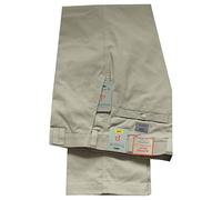 MB CLOTHING Expandable Waist Chino Trousers Classic Side Elastic Waist Chino Concealed SEMI Side Elastic at The Waist 100% Cotton Colours Stone Soft MULBERR (34 29, Stone)