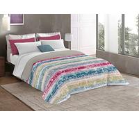 MB HOME ITALY Fantasy Winter Quilt, Love Lines, Square and Half