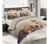 MB HOME ITALY, "Goodnight" Duvet Cover Set, Lilli, Double