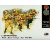 Mb Masterbox Soviet Infantry Russian Infantry Model Kit 1:35 in Use