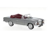 MB Mercedes Benz 280 SE Cabrio - Hochkühler - 1969 - greymetallic - IXO 1:43