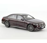 MB Mercedes Benz S Class AMG Line - 2021 - burgundy metallic - NOREV 1:18
