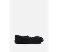 MB Shearling Ballet Pumps Black